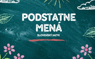 Podstatné mená